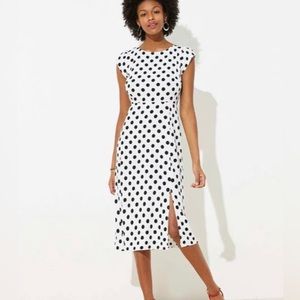 An Taylor Loft Polkadot Dress